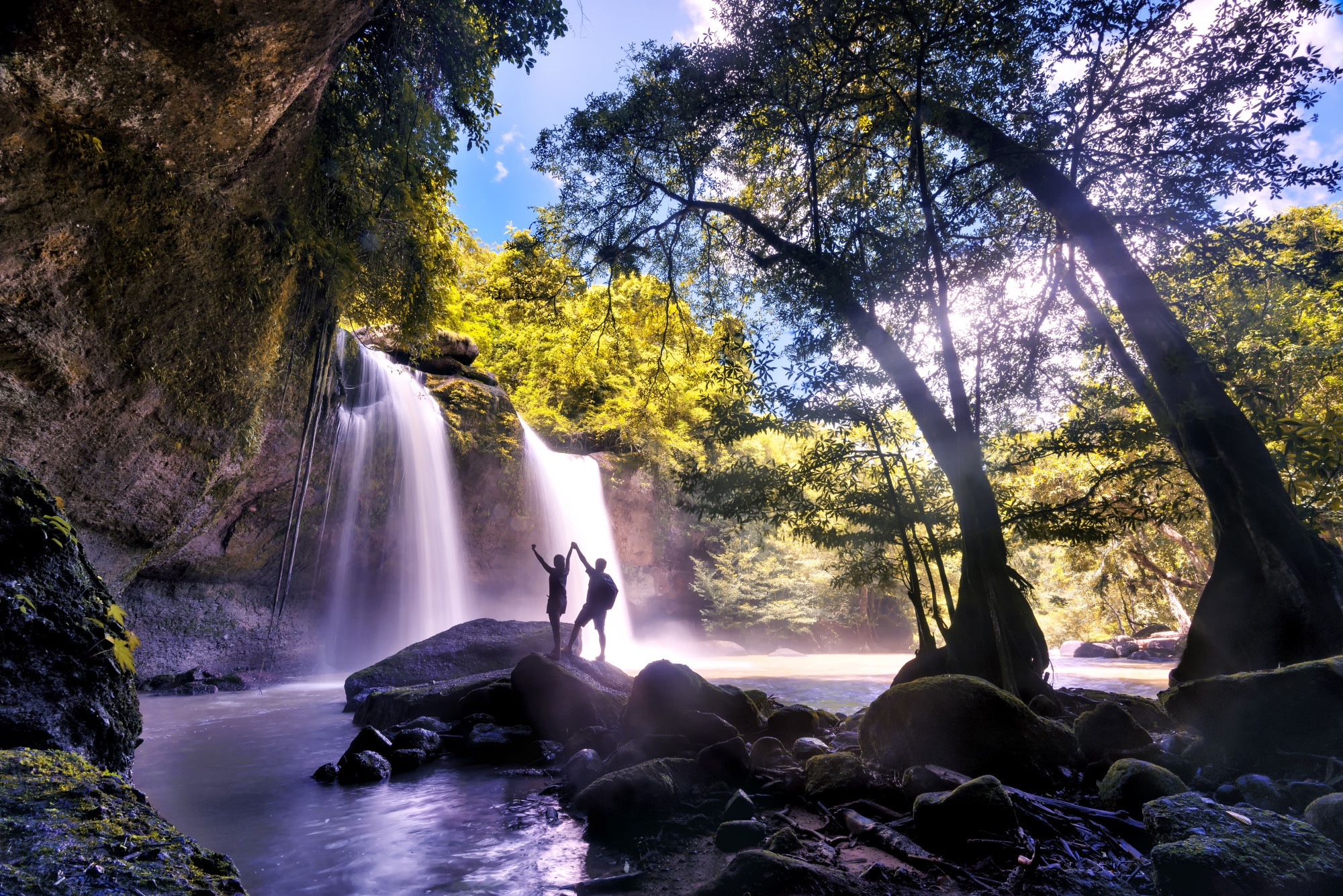 Heo,Suwat,Waterfall,In,Khao,Yai,National,Park,In,Thailand