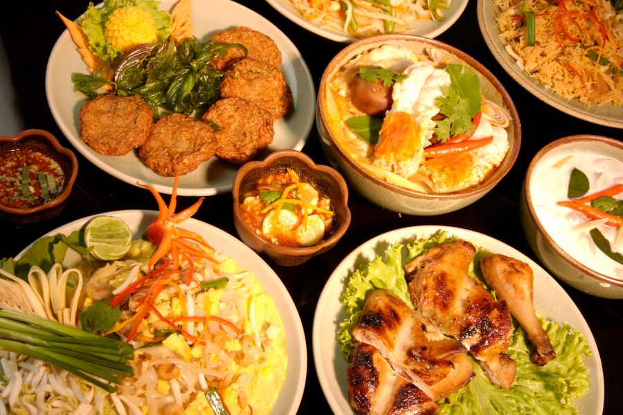 Thailand Thaise keuken eten traditioneel