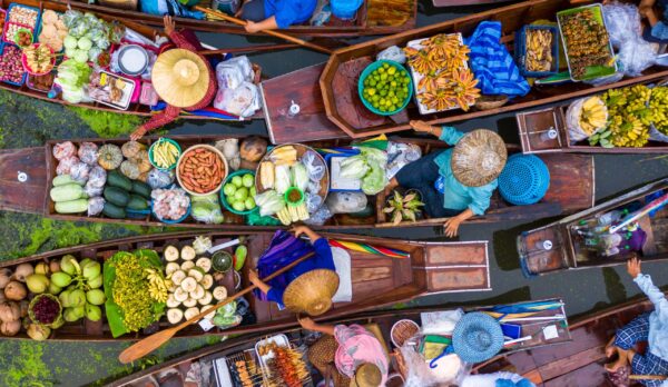 Floating Market and River Kwai