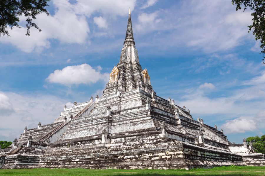 thailand ayutthaya wat phu khao thong Temple