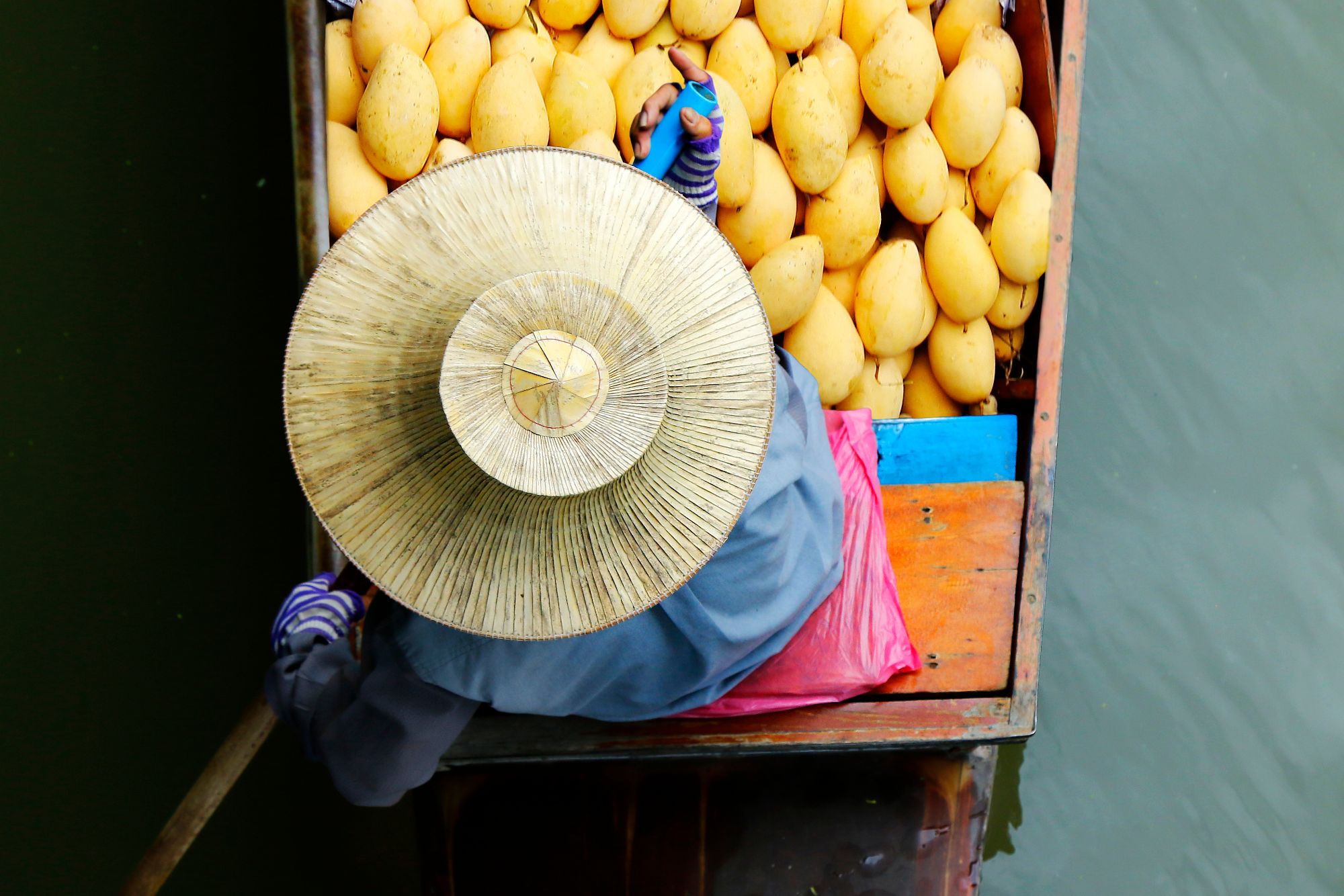 Floating Market & Wat Bang Kung Temple