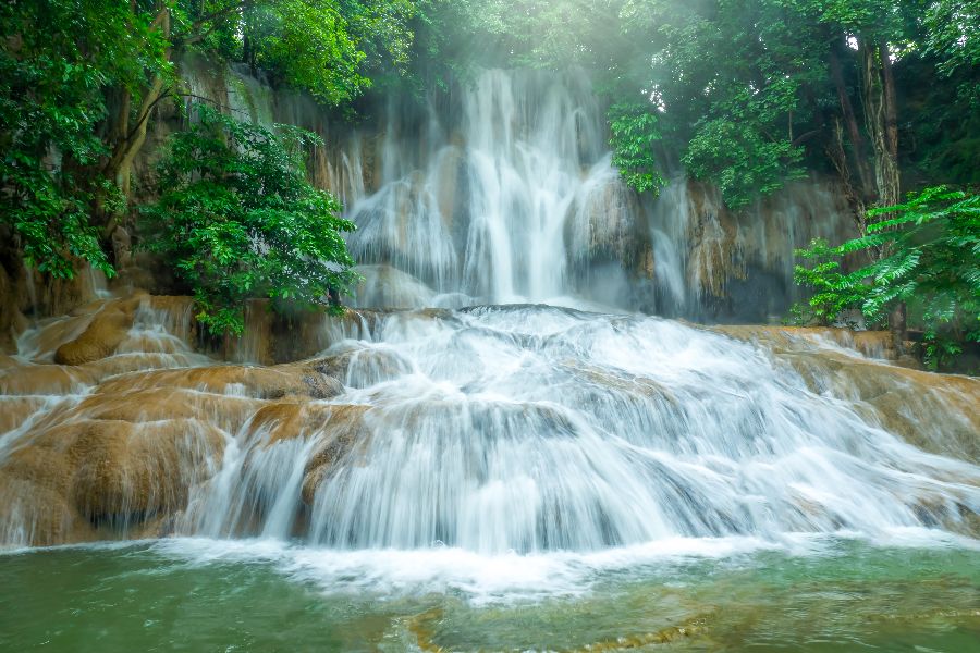 thailand kanchanaburi sai yok noi waterfall