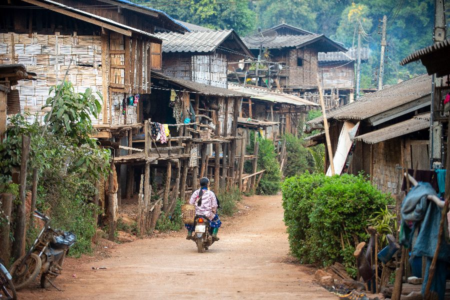 thailand north thailand chiang mai hill tribe village