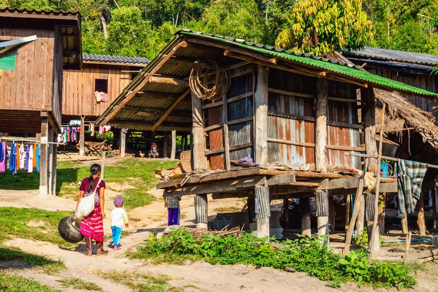 thailand north thailand chiang mai hmong village