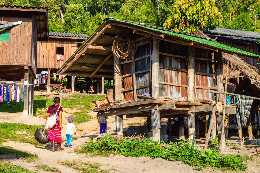 thailand north thailand chiang mai hmong village