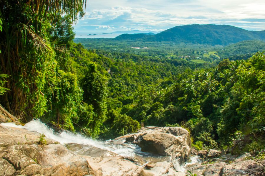 thailand koh samui na muang waterfall