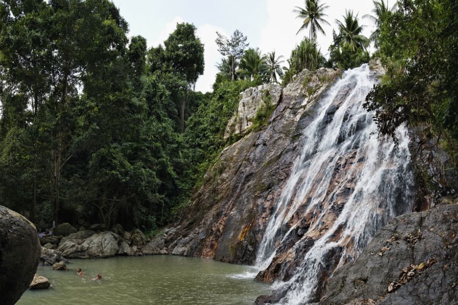 thailand koh samui na muang waterfall