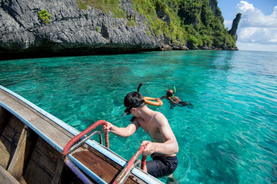 thailand phi phi islands snorkelling snorkeling